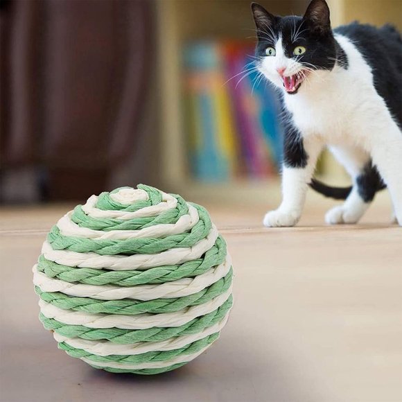 Rope Ball Plaything Chew Soft Plush Dog & Cat Toy for Fun and Play - Picture 6 of 10